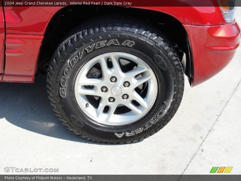 Inferno Red Pearl / Dark Slate Gray 2004 Jeep Grand Cherokee Laredo