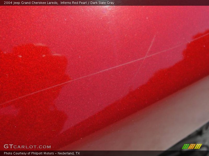 Inferno Red Pearl / Dark Slate Gray 2004 Jeep Grand Cherokee Laredo