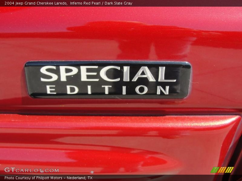 Inferno Red Pearl / Dark Slate Gray 2004 Jeep Grand Cherokee Laredo