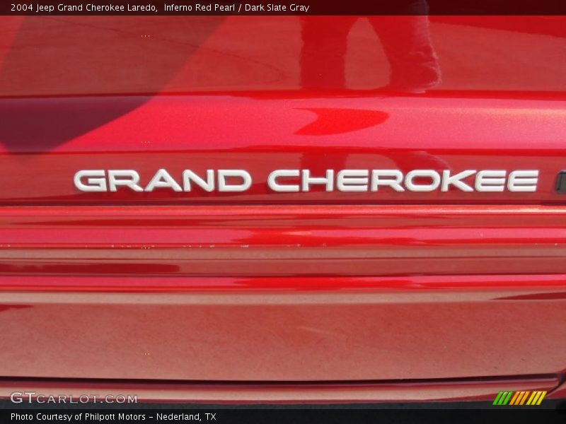 Inferno Red Pearl / Dark Slate Gray 2004 Jeep Grand Cherokee Laredo
