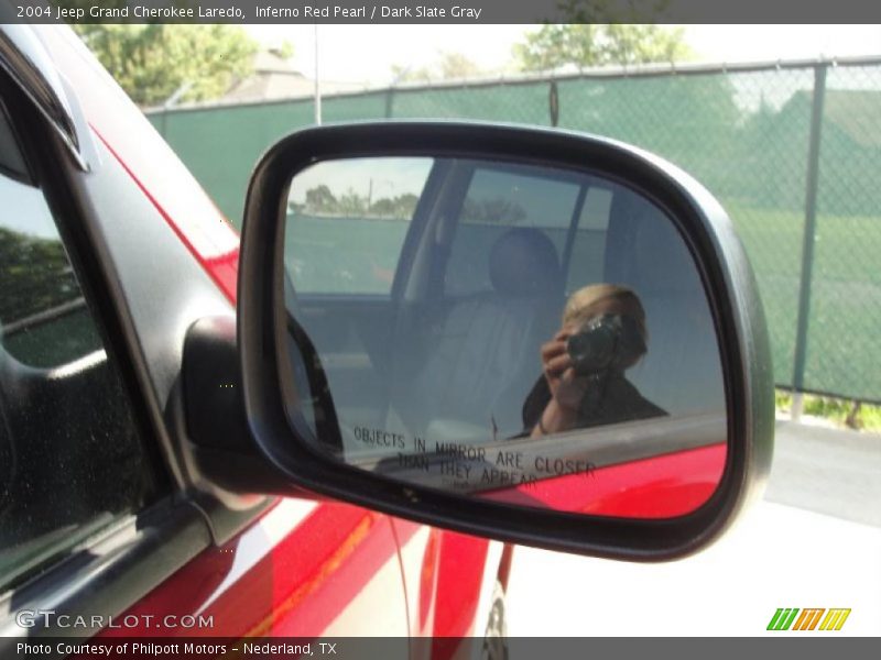 Inferno Red Pearl / Dark Slate Gray 2004 Jeep Grand Cherokee Laredo