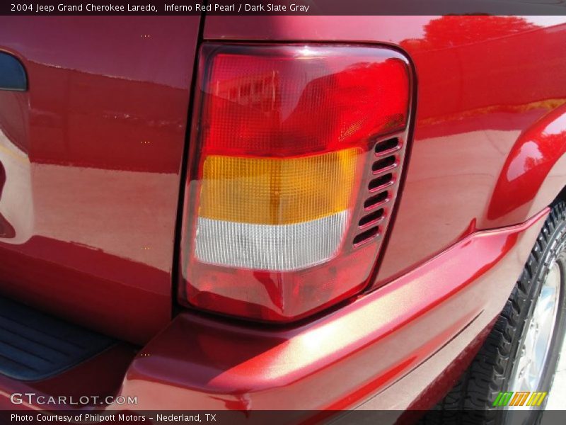 Inferno Red Pearl / Dark Slate Gray 2004 Jeep Grand Cherokee Laredo
