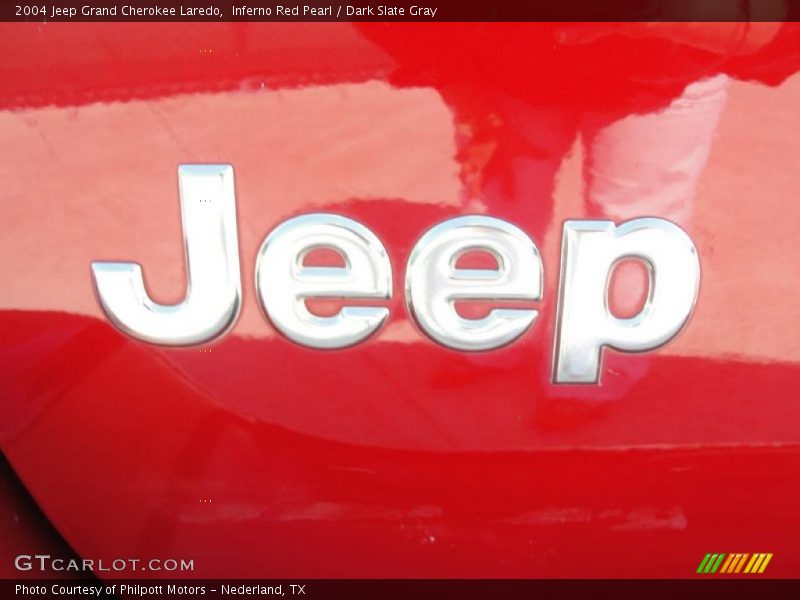 Inferno Red Pearl / Dark Slate Gray 2004 Jeep Grand Cherokee Laredo