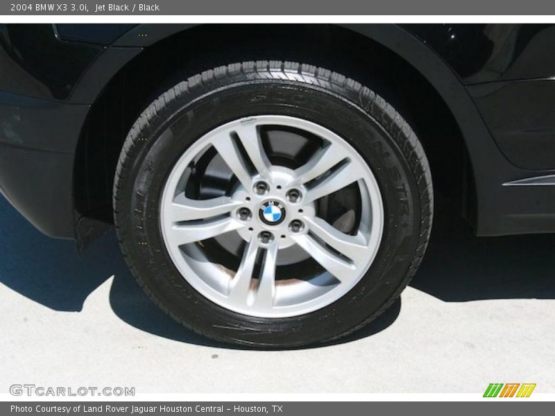 Jet Black / Black 2004 BMW X3 3.0i