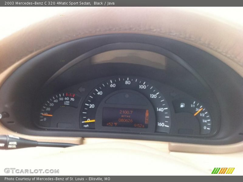 Black / Java 2003 Mercedes-Benz C 320 4Matic Sport Sedan