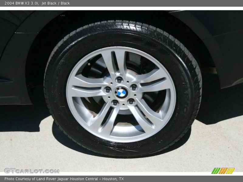 Jet Black / Black 2004 BMW X3 3.0i