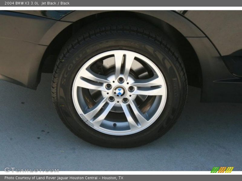 Jet Black / Black 2004 BMW X3 3.0i