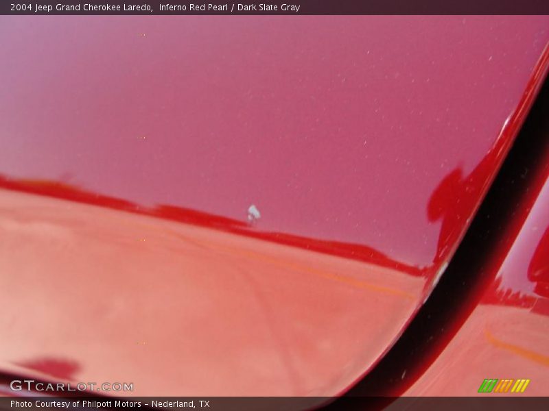 Inferno Red Pearl / Dark Slate Gray 2004 Jeep Grand Cherokee Laredo