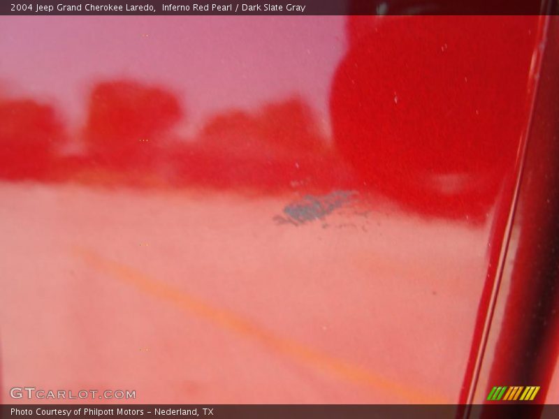 Inferno Red Pearl / Dark Slate Gray 2004 Jeep Grand Cherokee Laredo