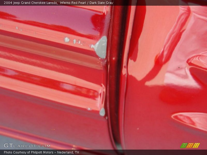 Inferno Red Pearl / Dark Slate Gray 2004 Jeep Grand Cherokee Laredo