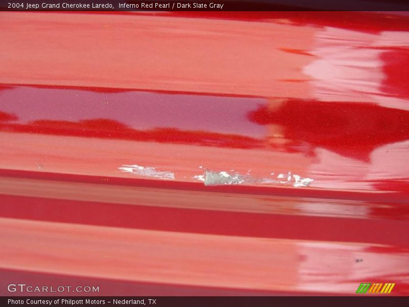 Inferno Red Pearl / Dark Slate Gray 2004 Jeep Grand Cherokee Laredo