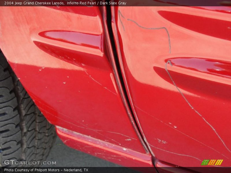 Inferno Red Pearl / Dark Slate Gray 2004 Jeep Grand Cherokee Laredo