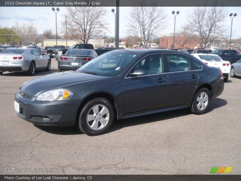 Cyber Gray Metallic / Gray 2010 Chevrolet Impala LT