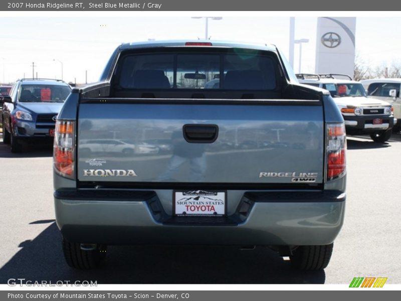 Steel Blue Metallic / Gray 2007 Honda Ridgeline RT