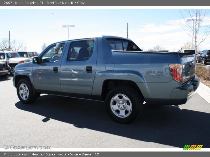Steel Blue Metallic / Gray 2007 Honda Ridgeline RT