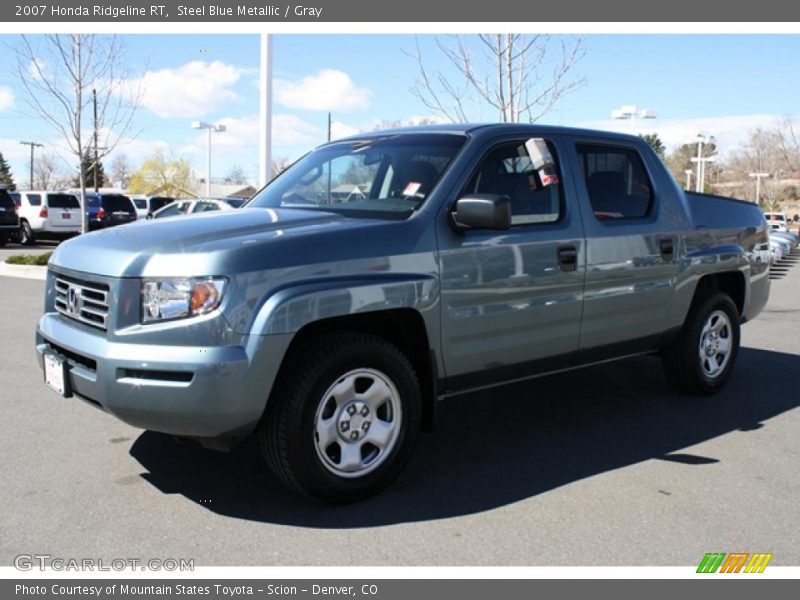 Steel Blue Metallic / Gray 2007 Honda Ridgeline RT