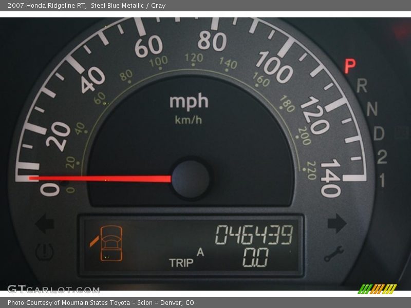Steel Blue Metallic / Gray 2007 Honda Ridgeline RT