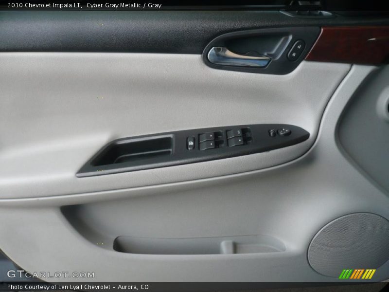 Cyber Gray Metallic / Gray 2010 Chevrolet Impala LT
