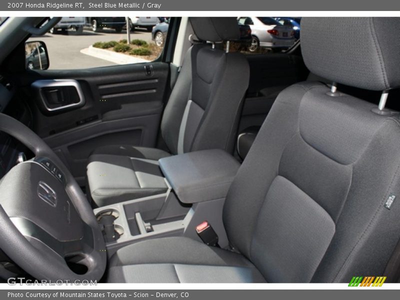 Steel Blue Metallic / Gray 2007 Honda Ridgeline RT