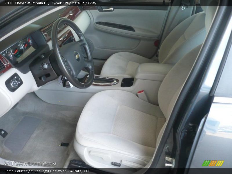 Cyber Gray Metallic / Gray 2010 Chevrolet Impala LT