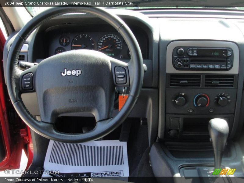 Inferno Red Pearl / Dark Slate Gray 2004 Jeep Grand Cherokee Laredo