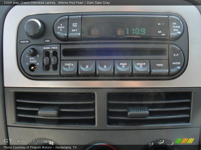 Inferno Red Pearl / Dark Slate Gray 2004 Jeep Grand Cherokee Laredo