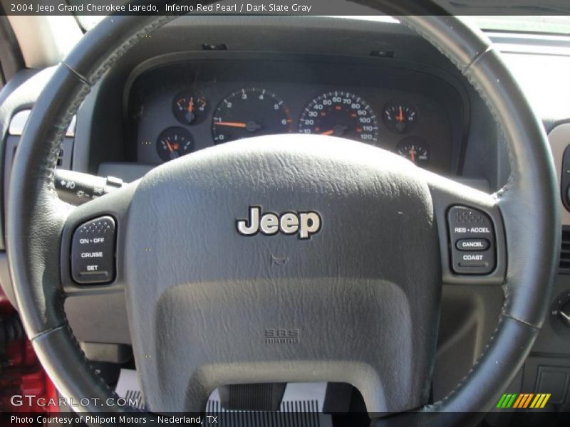 Inferno Red Pearl / Dark Slate Gray 2004 Jeep Grand Cherokee Laredo