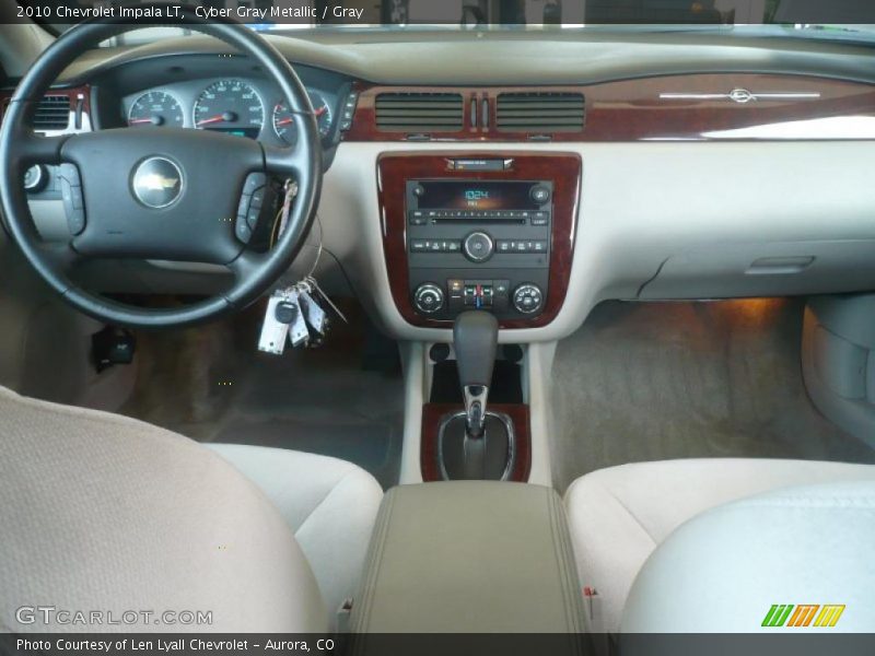 Cyber Gray Metallic / Gray 2010 Chevrolet Impala LT