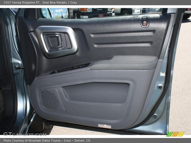 Steel Blue Metallic / Gray 2007 Honda Ridgeline RT