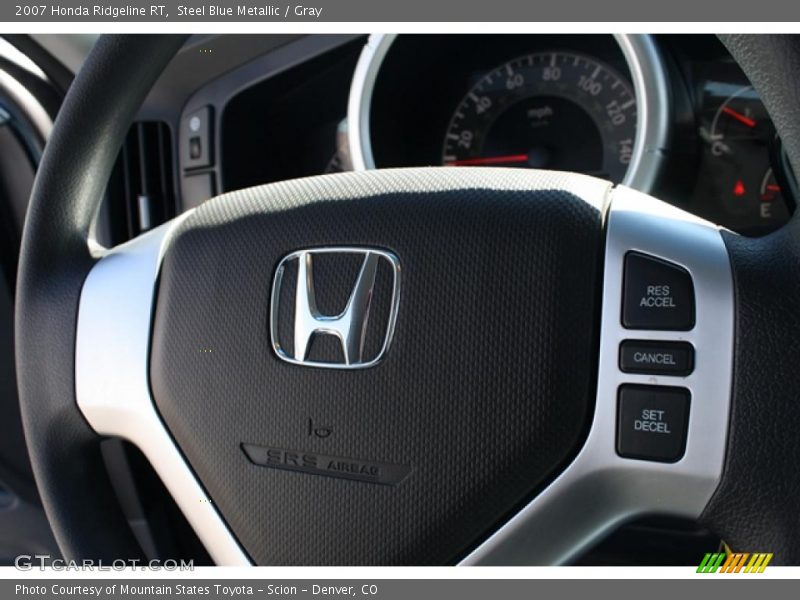 Steel Blue Metallic / Gray 2007 Honda Ridgeline RT
