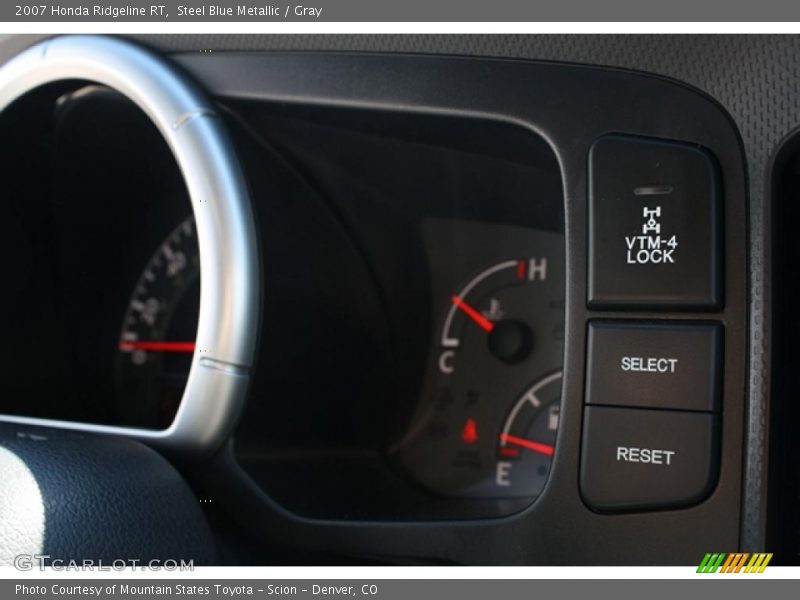 Steel Blue Metallic / Gray 2007 Honda Ridgeline RT