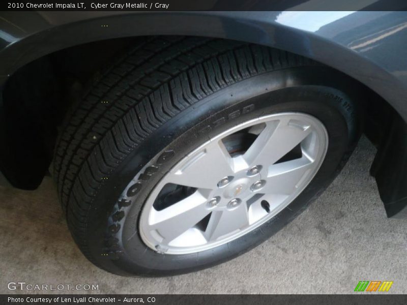Cyber Gray Metallic / Gray 2010 Chevrolet Impala LT