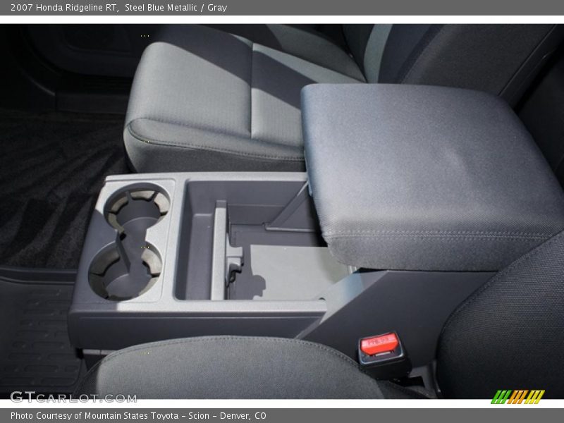Steel Blue Metallic / Gray 2007 Honda Ridgeline RT