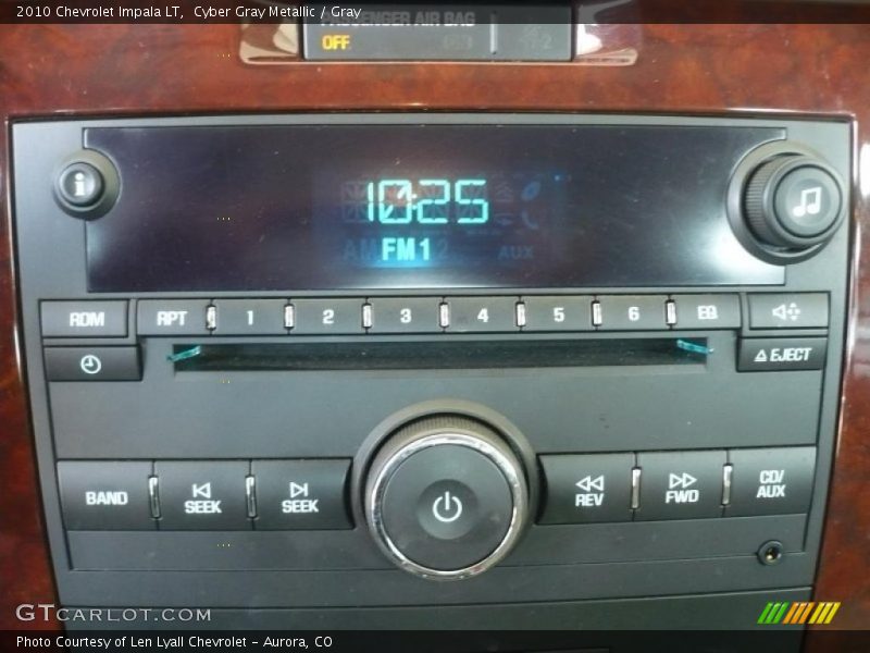 Cyber Gray Metallic / Gray 2010 Chevrolet Impala LT
