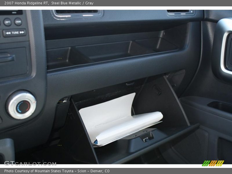 Steel Blue Metallic / Gray 2007 Honda Ridgeline RT