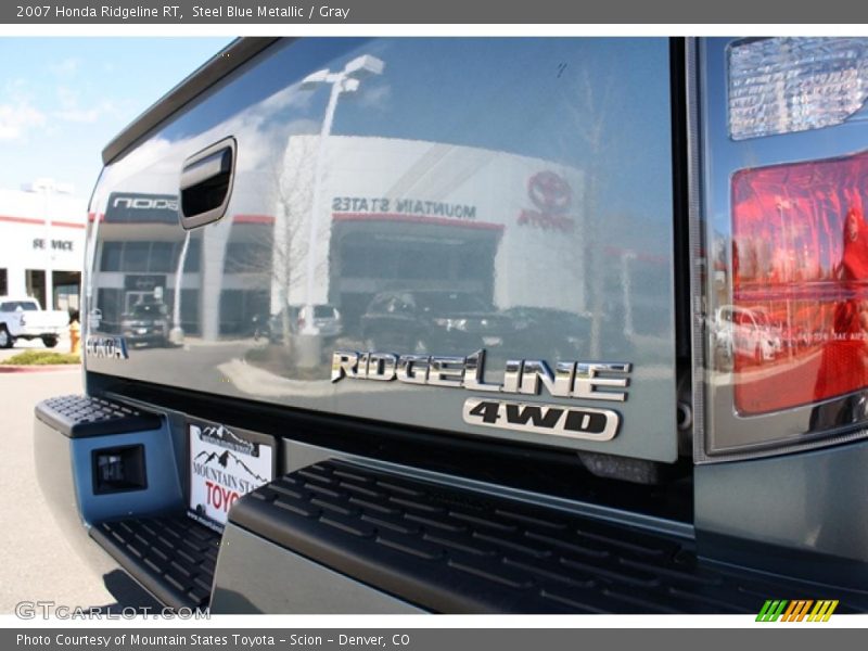 Steel Blue Metallic / Gray 2007 Honda Ridgeline RT