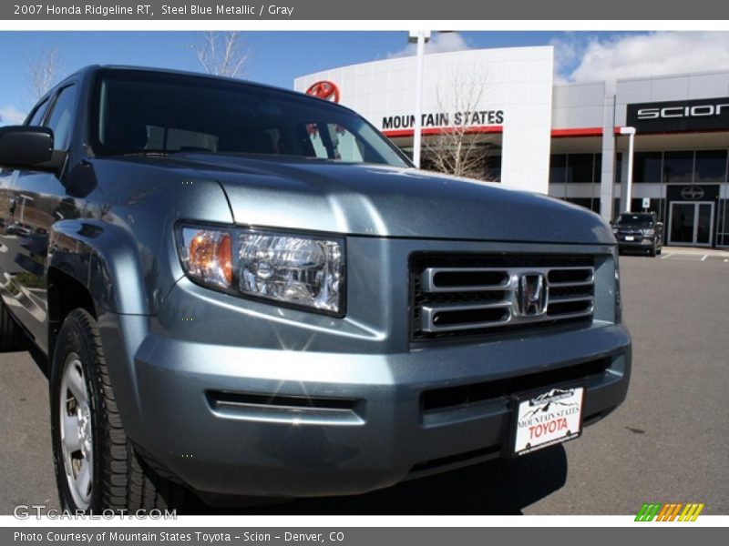 Steel Blue Metallic / Gray 2007 Honda Ridgeline RT