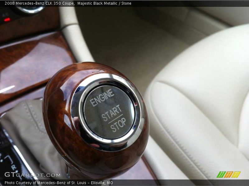 Majestic Black Metallic / Stone 2008 Mercedes-Benz CLK 350 Coupe