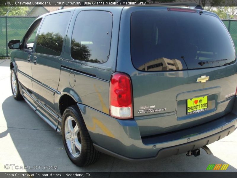 Blue Granite Metallic / Medium Gray 2005 Chevrolet Uplander LT Braun Entervan