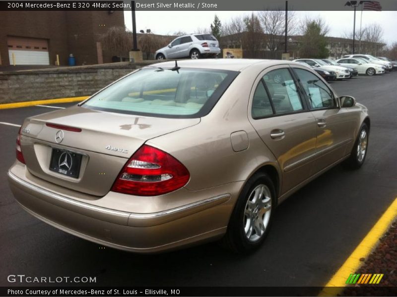 Desert Silver Metallic / Stone 2004 Mercedes-Benz E 320 4Matic Sedan