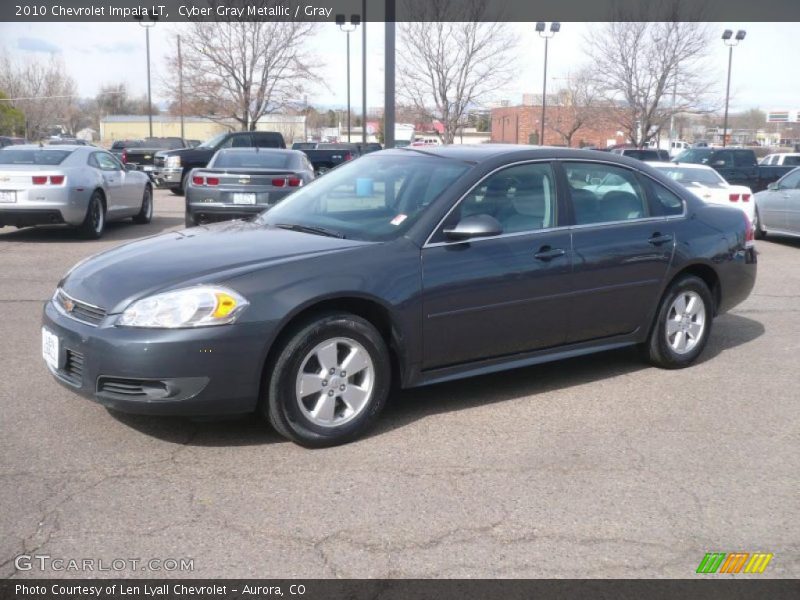 Cyber Gray Metallic / Gray 2010 Chevrolet Impala LT