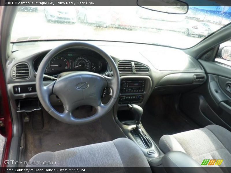 Ruby Red / Dark Gray 2001 Oldsmobile Intrigue GX