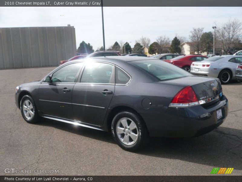 Cyber Gray Metallic / Gray 2010 Chevrolet Impala LT