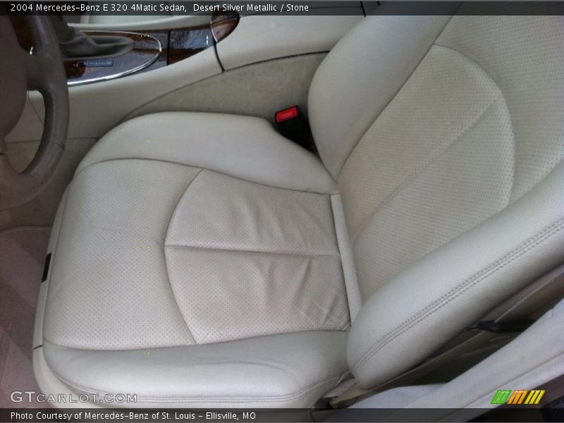 Desert Silver Metallic / Stone 2004 Mercedes-Benz E 320 4Matic Sedan