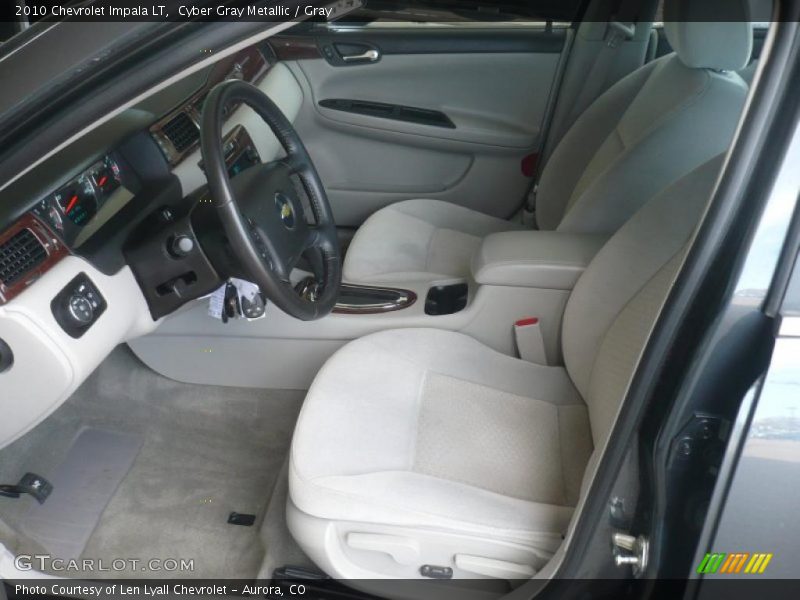 Cyber Gray Metallic / Gray 2010 Chevrolet Impala LT