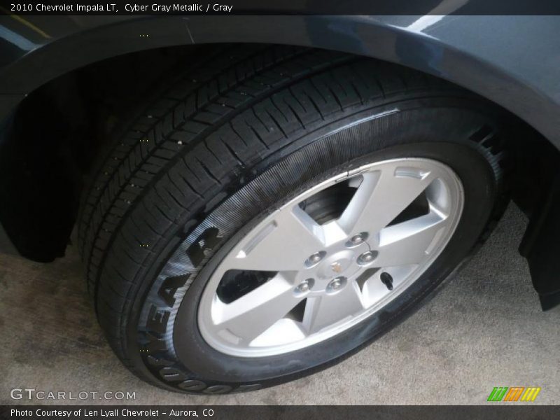 Cyber Gray Metallic / Gray 2010 Chevrolet Impala LT