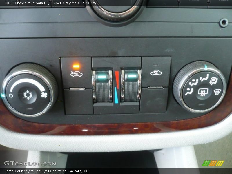 Cyber Gray Metallic / Gray 2010 Chevrolet Impala LT