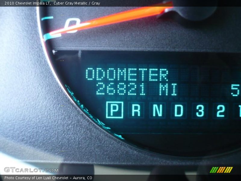 Cyber Gray Metallic / Gray 2010 Chevrolet Impala LT