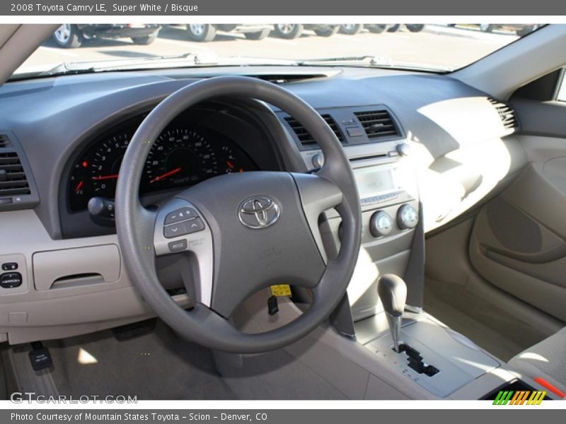 Super White / Bisque 2008 Toyota Camry LE