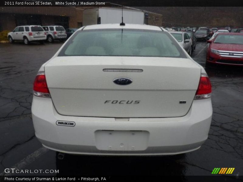 White Suede / Medium Stone 2011 Ford Focus SE Sedan